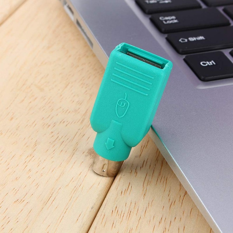 Goshyda Adaptador convertidor USB Hembra a Macho para Teclado/ratón USB,