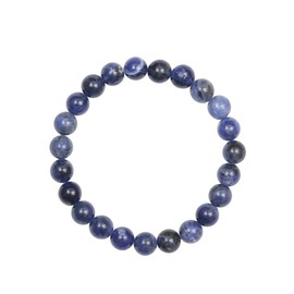 Sodalite Crystal Bracelet,8mm Natural Gemstone Bead Bracelet,Healing Crystal Bracelet for Men Women