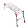 RockRain Aluminum Workbench Step Stool: Foldable Portable Platform with Locking