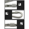 Lind Kitchen 1PCS Double Ended Swivel Hook, 304 Stainless Steel