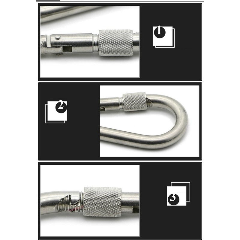 Lind Kitchen 1PCS Double Ended Swivel Hook, 304 Stainless Steel