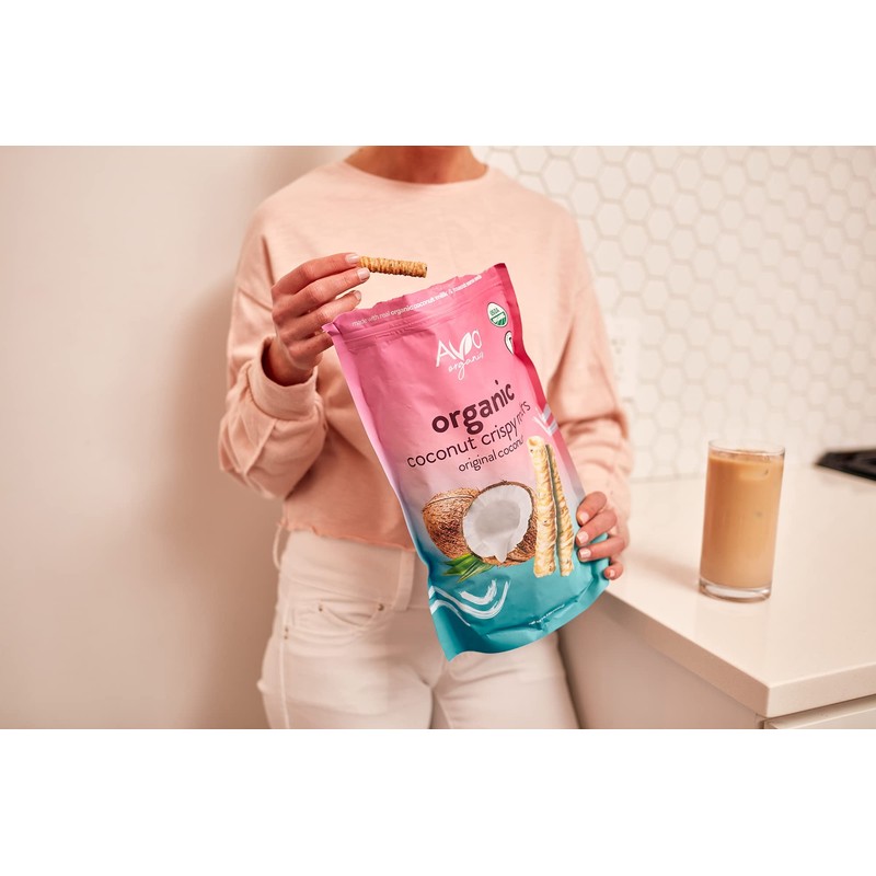 Ava Organics - Coconut Crispy Rollers - Original Coconut (Family