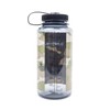 Nalgene 32 onzas de boca ancha gris con camuflaje negro