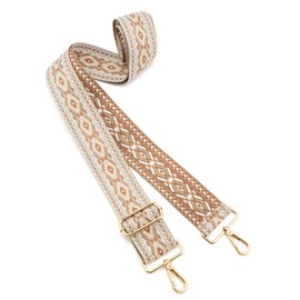 Wide Shoulder Strap Adjustable Replacement Belt Guitar Style Crossbody Bag Handbag Strap Multicolor Canvas Straps(Wide:2in)(Color14)