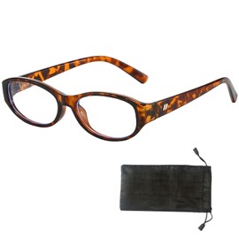 ExcellaElite Oval Glasses, Oval Blue Light Glasses for Women Men