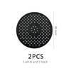 2 Pieces Anti-Slip Sink Mats, Kitchen Dish Draining Mats, Round