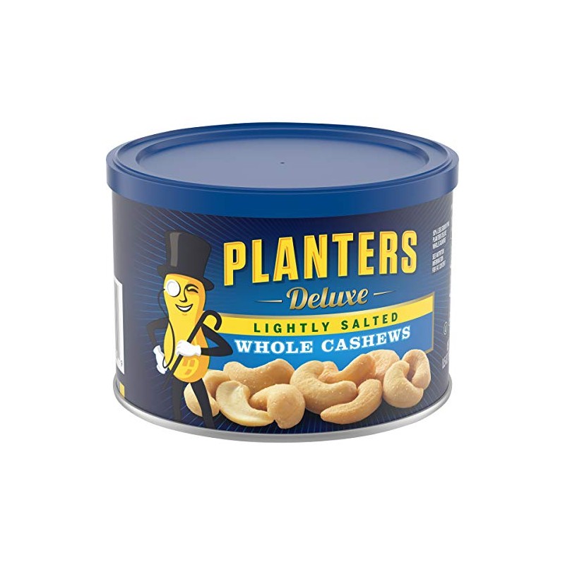 Planters Lightly Salted Whole Cashews (8.5 oz Canister)