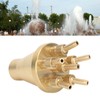 Copper Water Fountain Nozzle Direct Spraying Universal Adjust Pool Sprinkler