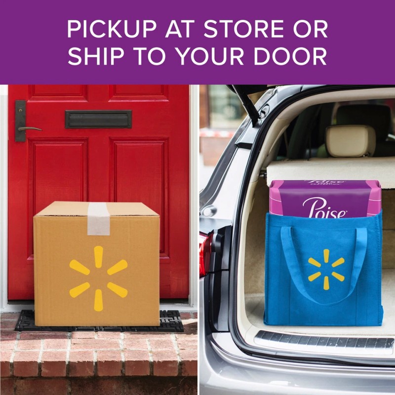 Poise Incontinence Pads for Women 5 Drop Maximum Absorbency Long