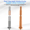 2pcs 0.8mm Bimetallic Nozzle for qidi Plus 4 Quick Release