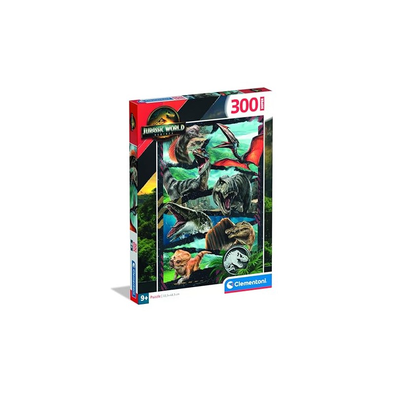 Clementoni 21749 Super Jurassic World Puzzle 2025 300
