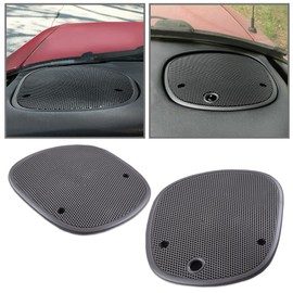 G-PLUS Dash Speaker Grille Grill Cover Gray 2pcs Front Left&Right Compatible with Chevy Blazer 1998-2005/S10 Pickup 1998-2004, Fit GMC Jimmy Sonoma Oldsmobile Bravada 1998-2001 15046436 Speaker Cover