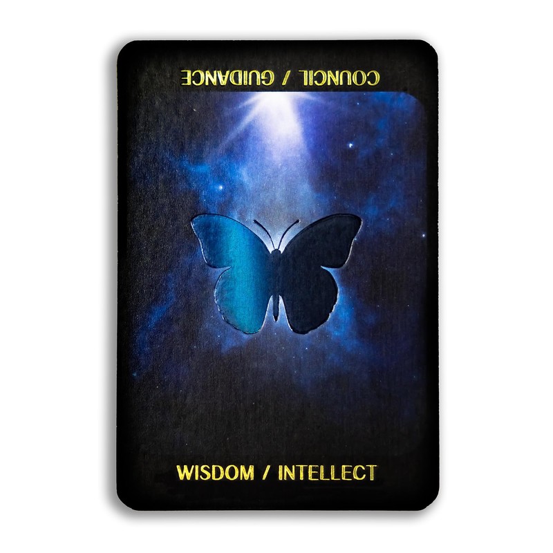 Cosmic Balance Oracle Deck: 48 Gold-Foil Cards with Celestial Butterfly
