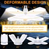 LED Garage Light B22 Deformable 60W, Workshop Ceiling Lighting BC