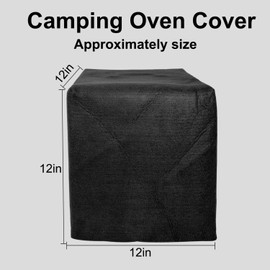 Camping Oven Cover | Camp Oven Shield | Heat Resistant Burn Proof Blanket Cover for Portable Camping Oven