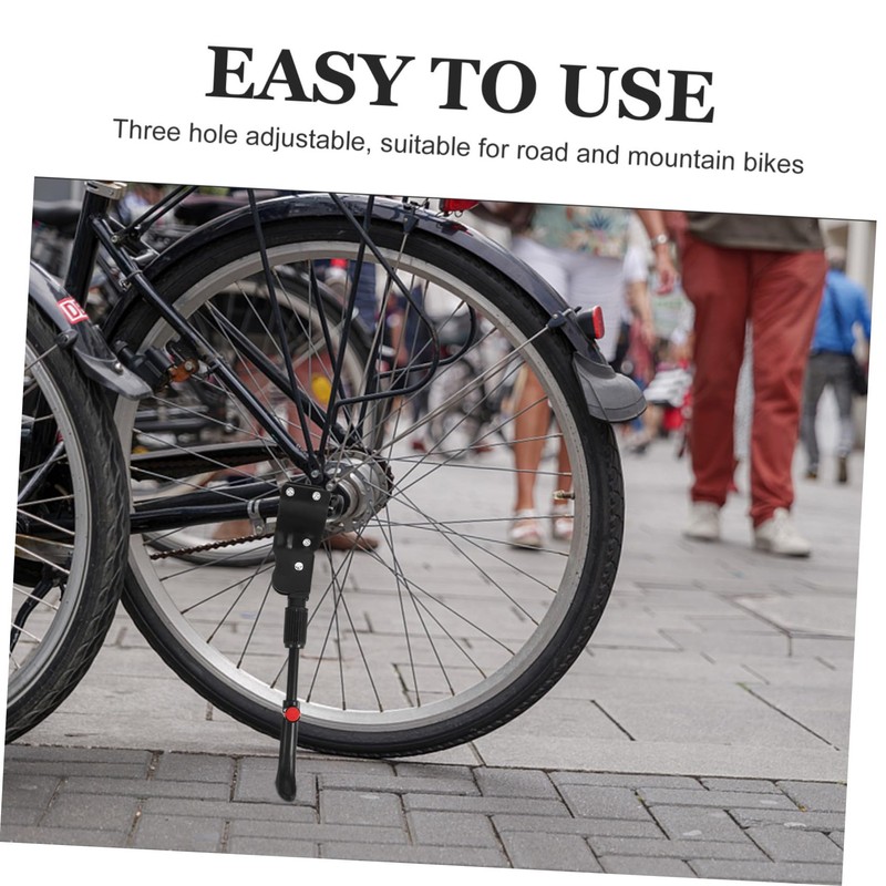 Kisangel Convenient Bike Kickstand Made of Simple to Install for