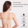 3 Pairs Bra Strap Clips Bra Strap Holders for Slipping