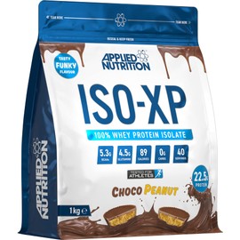 Applied Nutrition Applied Nutrition ISO XP Funky Yummy Flavours Whey Protein Isolate Powder, Zero Sugar & Fat, Soy & Gluten Free, Choco Peanut, 1000 g