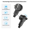 Schuko Plug Flat Extra Flat Earthing Contact Angle Plug with