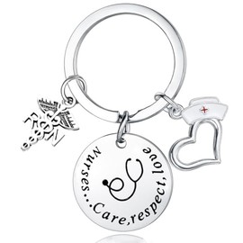 Nurse Graduation Gift for Women Nurse Keychain Graduation Presents for Nurses Week Gifts Appreciation Gifts for Nurses Gifts