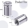 MEAJOO MEAJOO 6PCS Bullet Shell Tire Valve Stem Caps, Aluminum