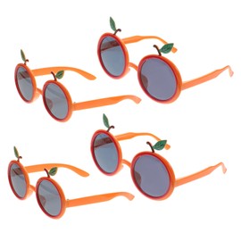 COLLBATH 4pcs Orange Shape Glasses Costume Accessories Hawaii Party Glasses Luau Party Glasses Party Decorations Funny Luau Party Supplies Funny Glasses Apparel Banquet The Summer Abs