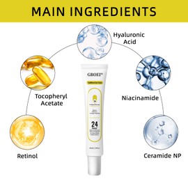 Revive Retinol Eye Cream with Peptide | Anti-Aging Treatment Reduces Wrinkles for Face and Neck, Fine Lines, Firms & Hydrates for All Skin Types | Boosts Collagen, Improves Skin Texture | 1.35oz, 2PCS