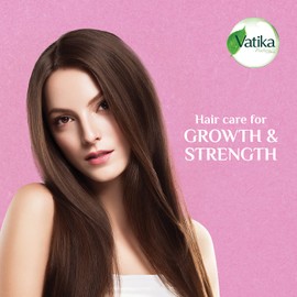 Dabur Vatika Hair Oil promotes natural growth of hair and 200ml garlic