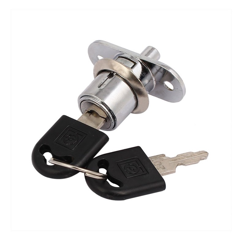 uxcell Home Office Showcase Cabinet Cylinder Push Plunger Lock 2