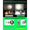 HONLEEX 2pcs DC 5-30V P13.5S PR2 Upgrade LED Flashlight Bulb,Conversion