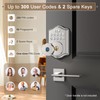 52HZ Fingerprint Door Lock, Keyless Entry Door Lock with Code,