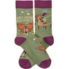 Primitives by Kathy Socks - Anti-Social Butterfly, One Size, Unisex,