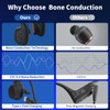 Bone Conduction Headphones, Bluetooth 5.4 Open Ear Wireless Headset, 12Hr