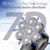3 Pack 7D Blade Floating Replacement Heads for SHPAVER and