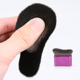 UNIMEIX Self Tanner Brush Sunscreen Body Makeup Brush Kabuki Blend Applicator Spray Tan Blending Beauty Brush for Body Coverage Perfector(Purple)