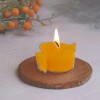 24-Pack Handmade Modern Tealight Candles Bulk Beeswax Tea Lights with