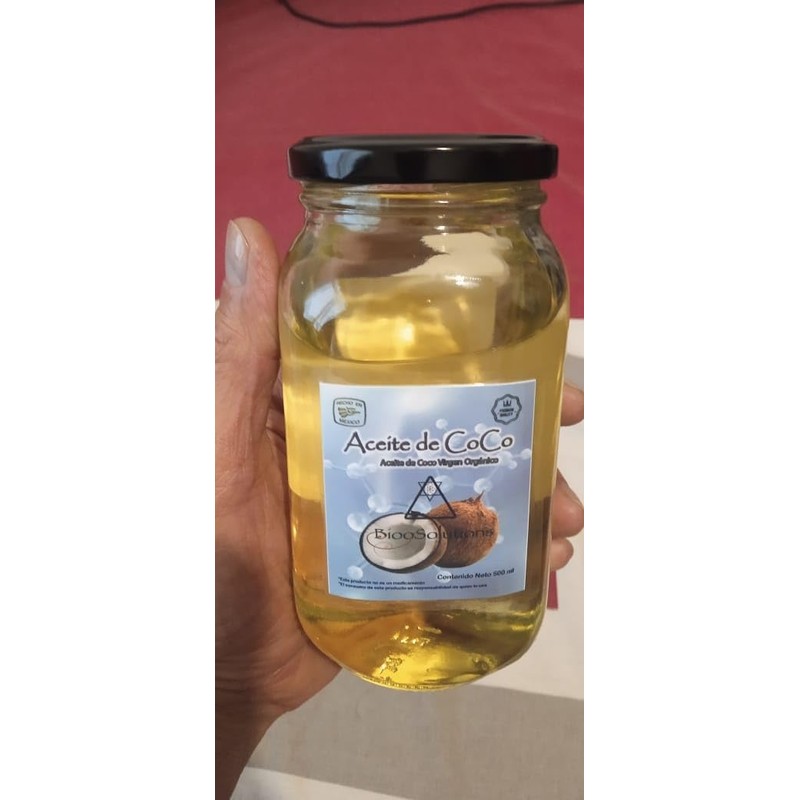 Aceite de Coco Extra Virgen Orgánico Sin Olor y Sin