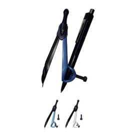 Felizchi Silver Pen, Compass, Leather Crafts, Dividers, Leather Tools, Silver Pen Lead, For Leather (Silver)