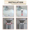 Antfly Drain Fitting Sink with Overflow, Drain Valve, Pop-Up Valve,