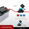 Nilight - ZH416 4PCS 4Inch 60W Triple Row Flood Spot