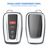 Autophone for Toyota Key Fob Cover with Keychain Soft TPU