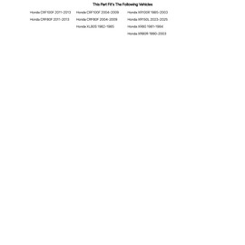 TUSK Folding Shift Lever Black/Red Tip for Honda XR100R 1985-2003