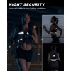 HSYFUNA Running Hydration Vest with 500 ml Water Bottle, Reflective,
