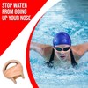 Splaqua Swimming Nose Clip with String - Comfortable Soft Latex