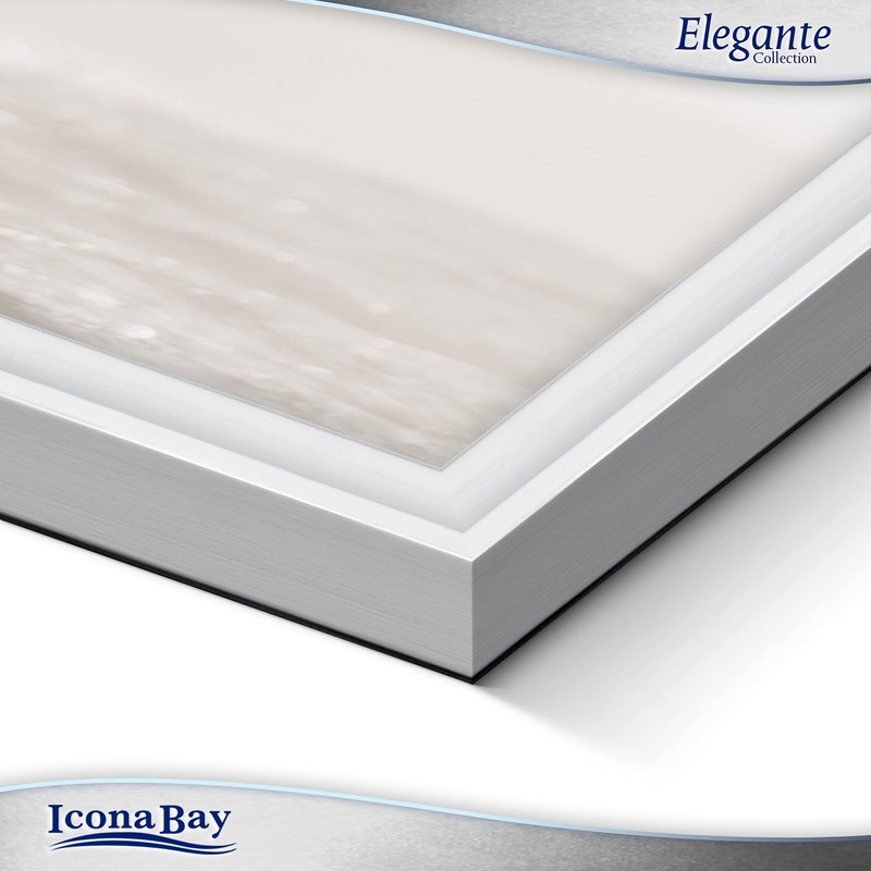 Icona Bay 11x14 Silver Picture Frame, Contemporary Photo Frame 11