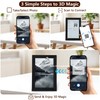 3D Digital Picture Frame 10.1" Touch Screen,No Monthly Fee
