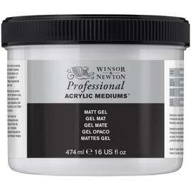 Winsor & Newton Professional Acrylic Medium Matt Gel, 474ml