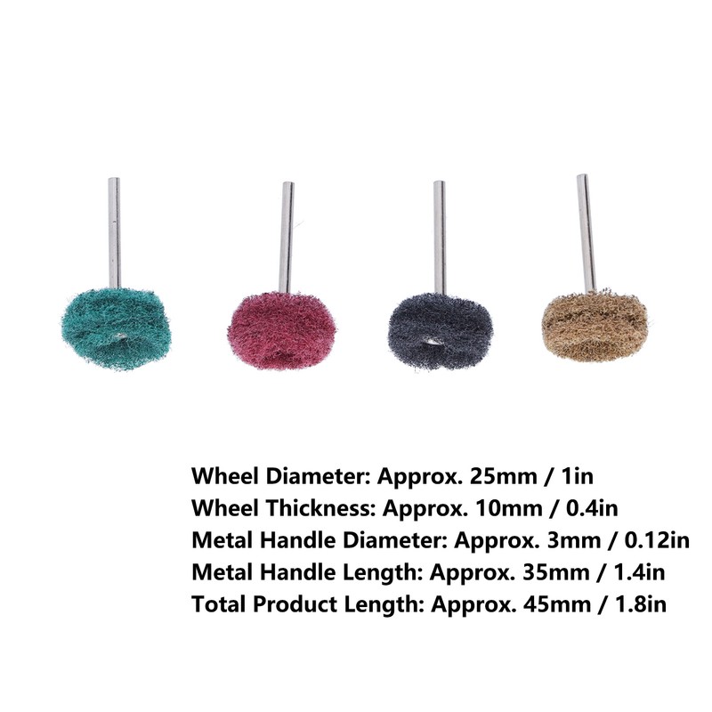40Pcs Abrasive Wheel Buffing Polishing Set for Rotary Tool Drill