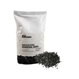 Old Potters Premium Horticultural Charcoal Chips, Natural Soil Amendment for Areation and Healthy Microbe and Plant Growth. (12 Quarts)