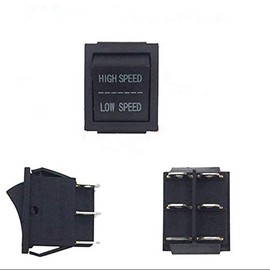 2 Pcs Kids Ride On Car High Speed Low Speed Switch Accessories, Children's Electric Powered Ride On Toys Car Replacement Parts